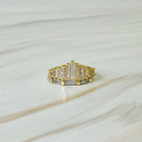 Crown Channel Ring Set of 2